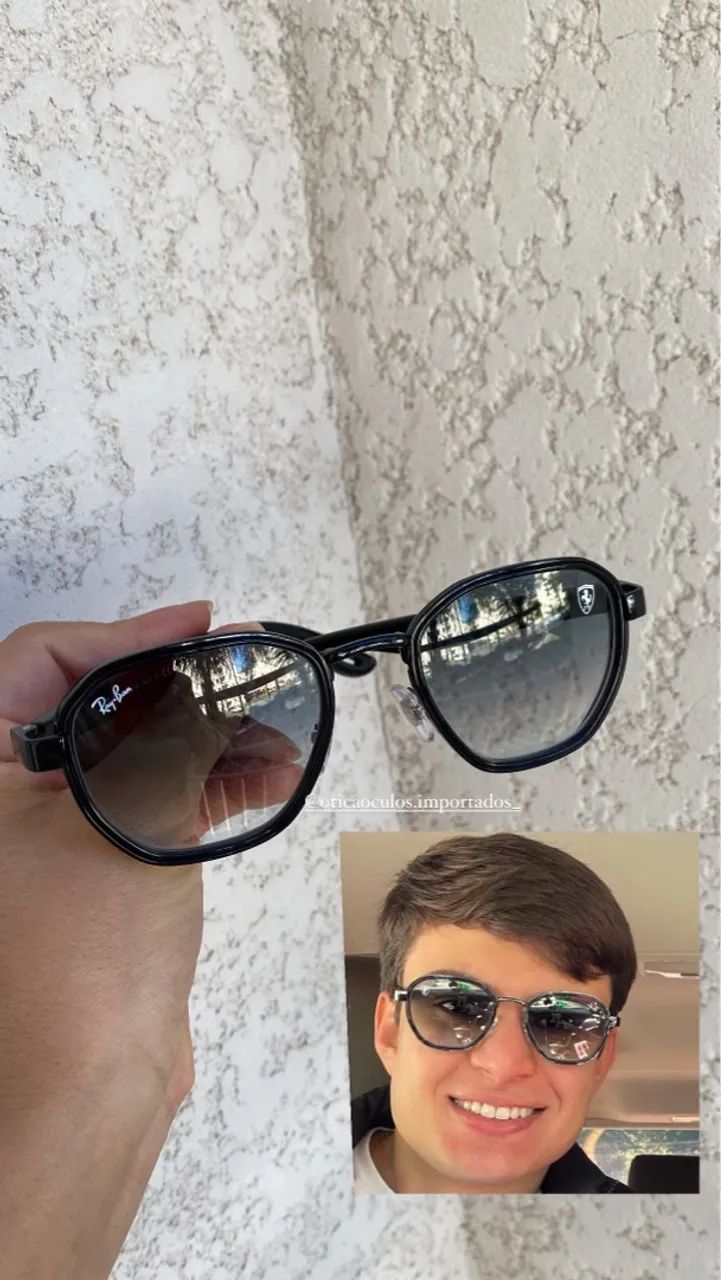 Óculos de Sol Ferrari Collection RayBan  - Foto 3