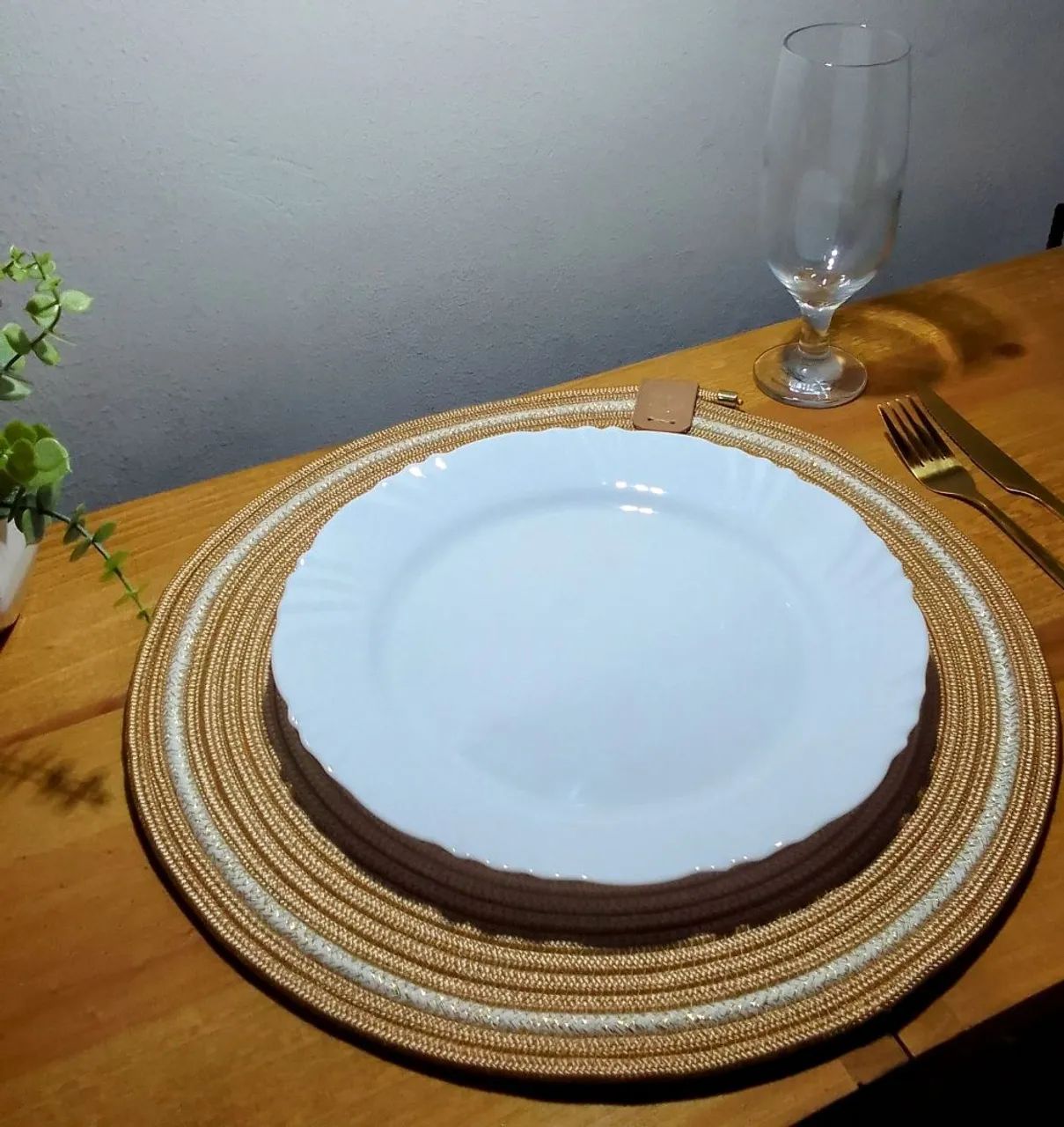 Conjunto de Mesa Posta Elegante 6 peças  - Foto 3