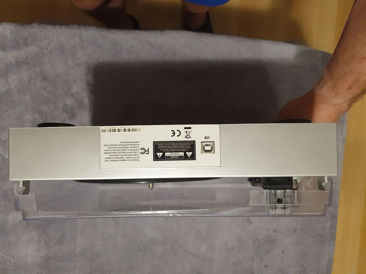 Gravador de disco vinil LP para mp3, usb, marca ion na caixa - Foto 5