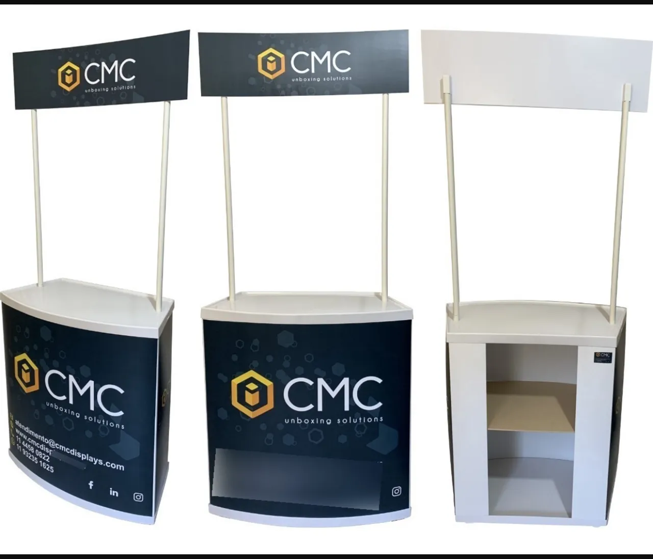 Balcão Degustação Desmontável Pdv Pvc Stand