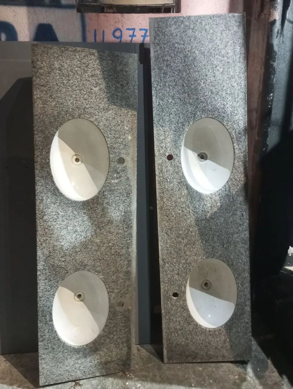 Kit de pias duplas com bancada  - Foto 3