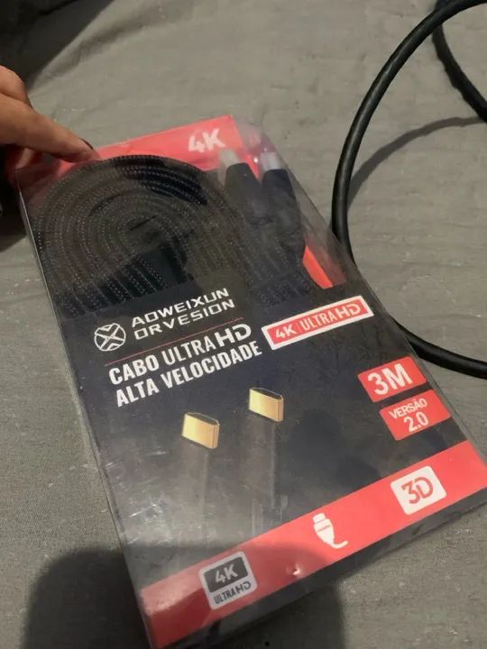 Cabo HDMI 4K Ultra HD Alta Velocidade 3M - Foto 2