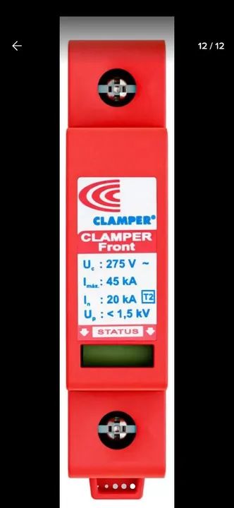 DPS CLAMPER Front V 45kA 275V, Protetor contra surtos para quadros elétricos - Foto 2