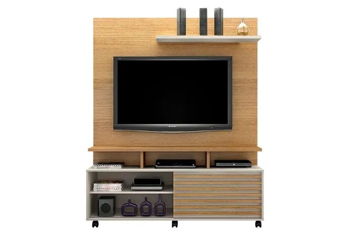 Rack Home Star Valdemoveis Cinamomo/Off White - Entrega Rápida! 