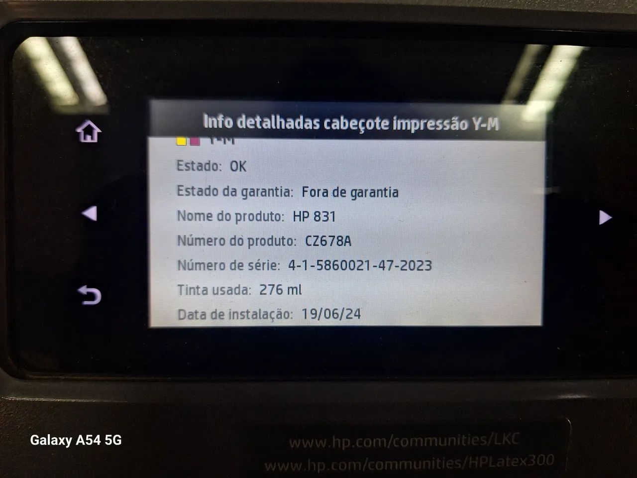 Plotter HP latex 335 - Foto 3