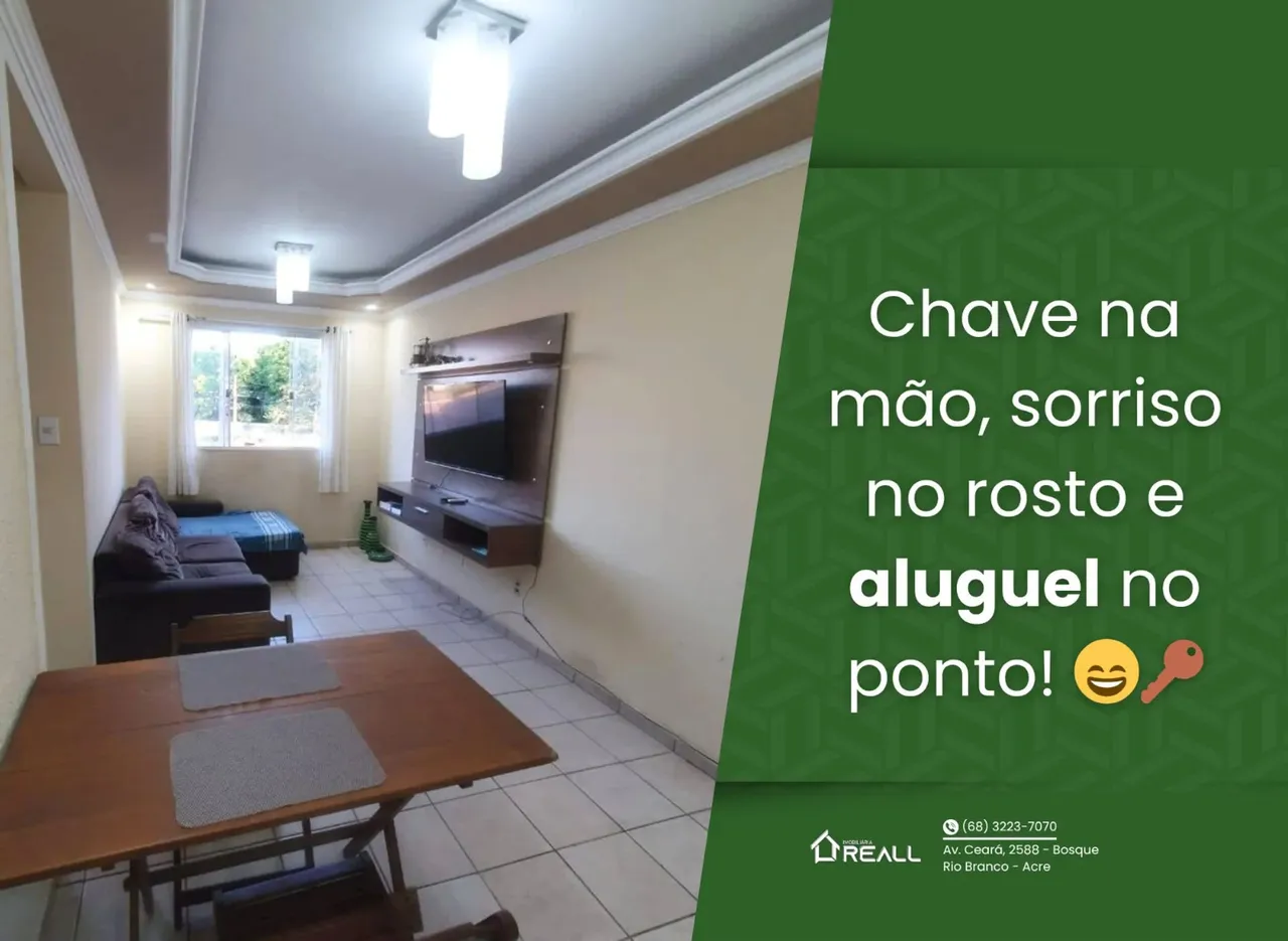Residencial Rio Branco, apartamento com 2 quartos e 50,82 m² de área privativa.