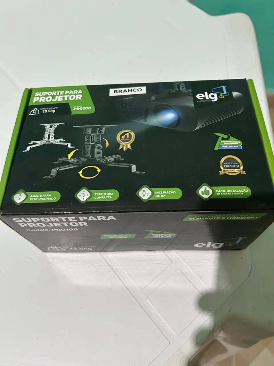 Suporte para Projetor ELG PRO100 - Ajuste Teto Inclinado - Foto 3