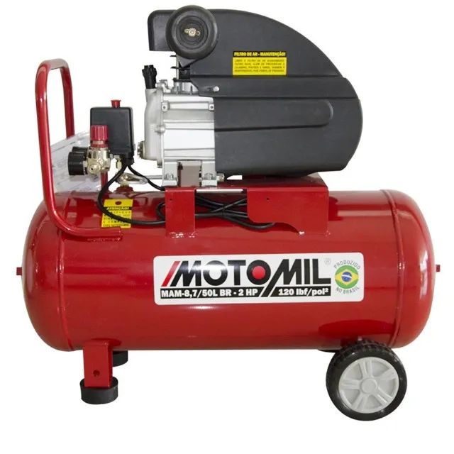COMPRESSOR 50L MOTOMIL 120LBS 2HP 220V NAC MAM-8,7/50BR 