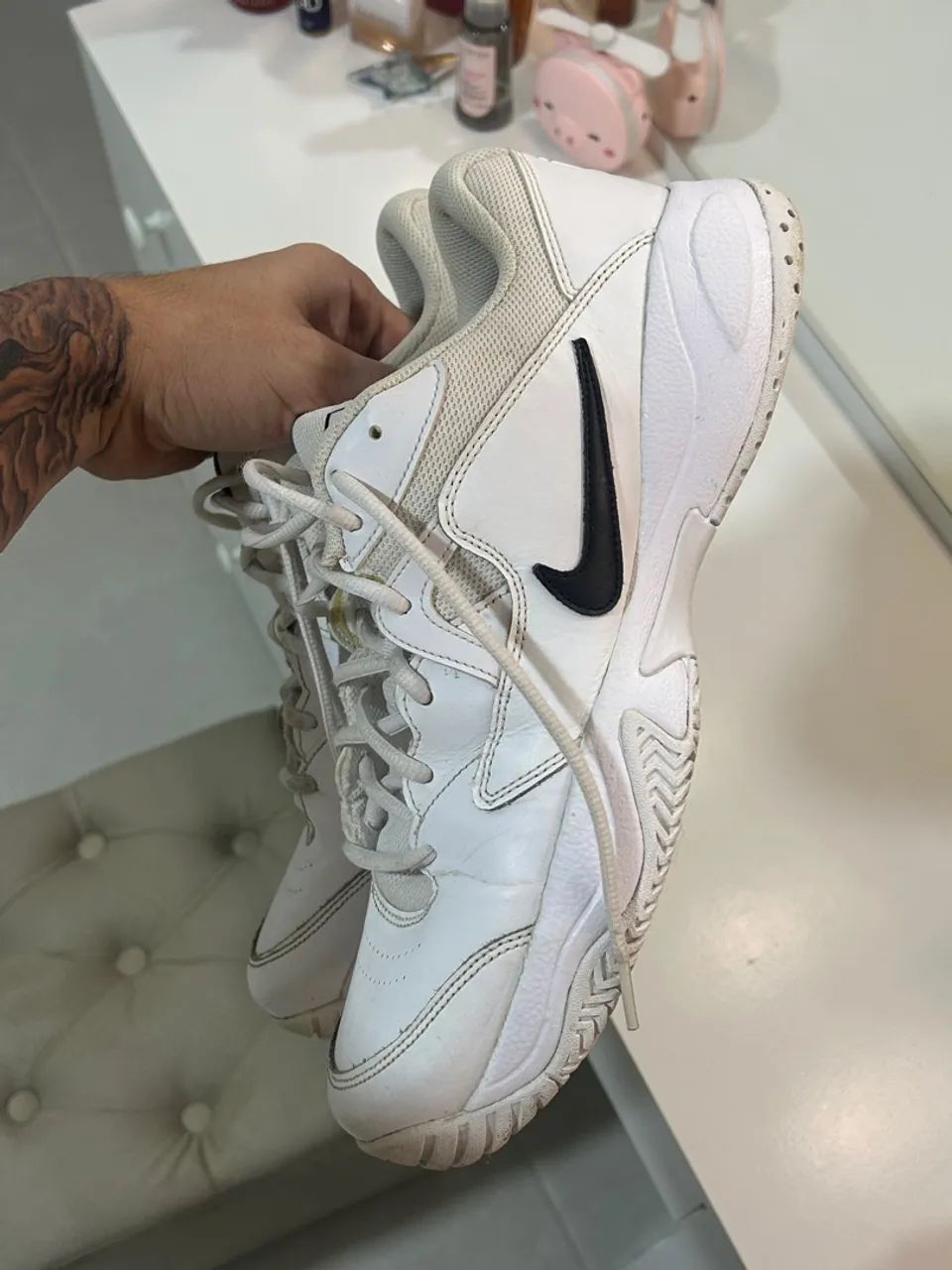Tênis Nike Court Lite 2 Branco - Original - Foto 4