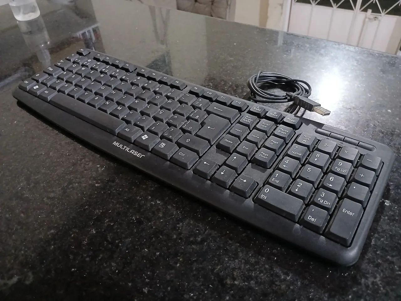 Teclado USB MULTILASER cabo - 22,00
