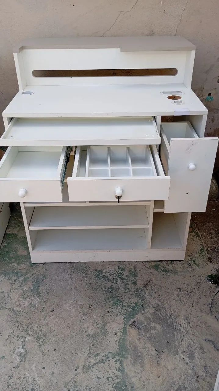 Armário Multiuso/ Balcão de Loja - Atendimento/ Caixa/ Penteadeira/ Sapateira/ Multiuso  - Foto 2