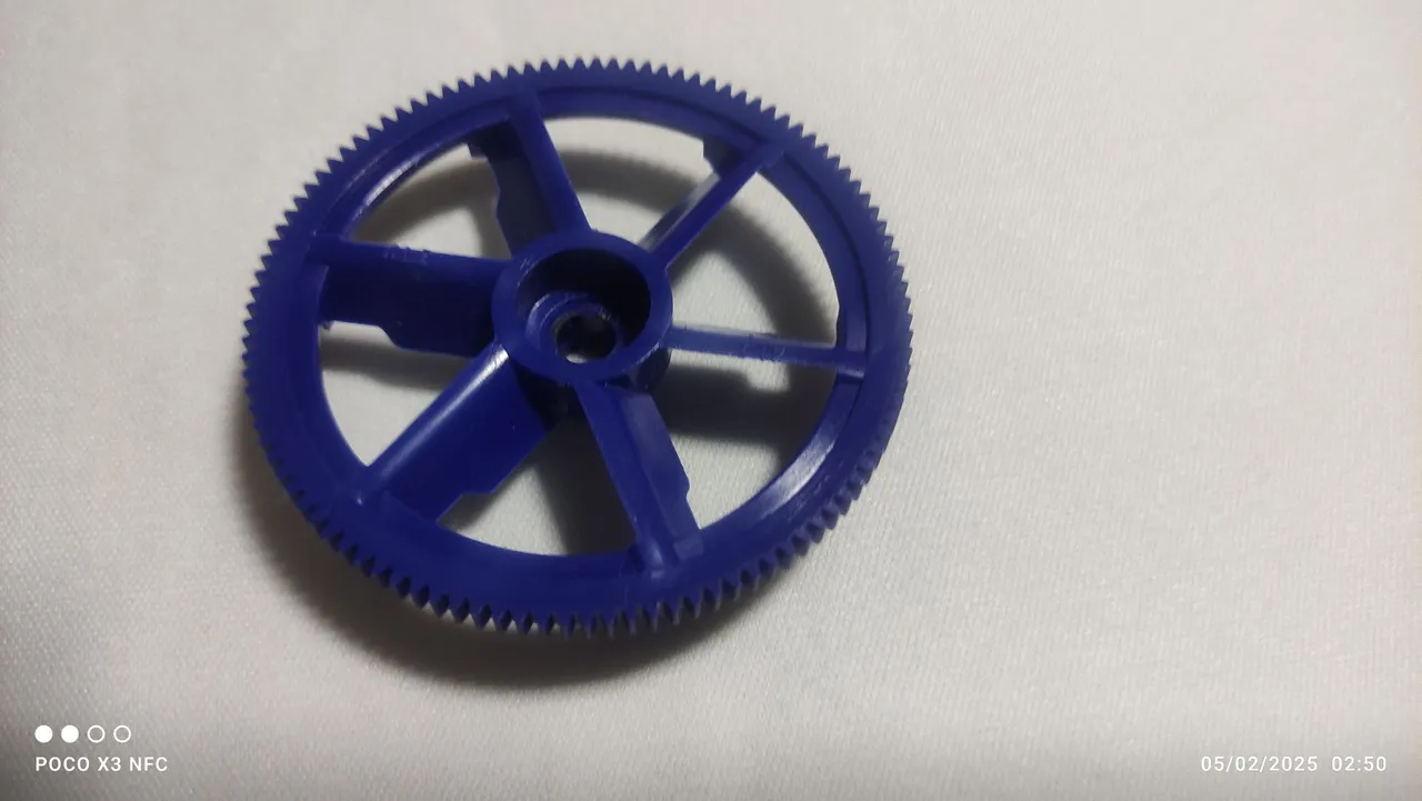 Engrenagem de plástico azul .auto rotativa classe 450