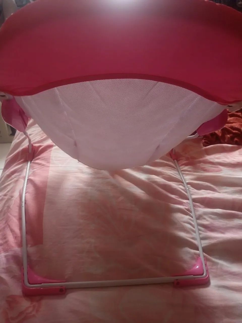 Cadeirinha de Balanço para Bebê - Rosa - Foto 2