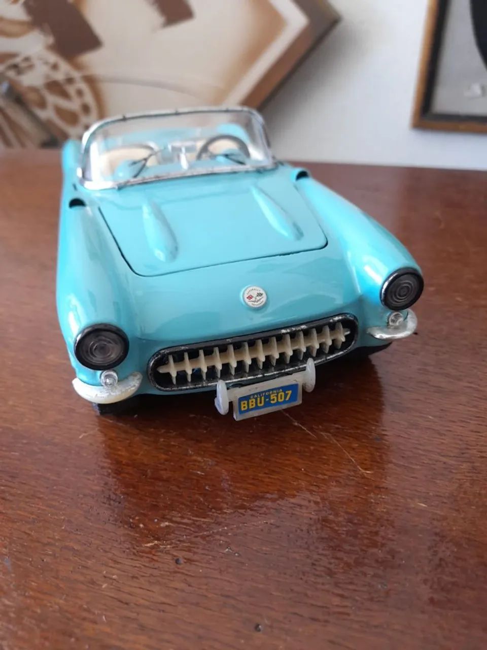 Miniatura Chevrolet Corvette 1957 burago 1:18 - Foto 3