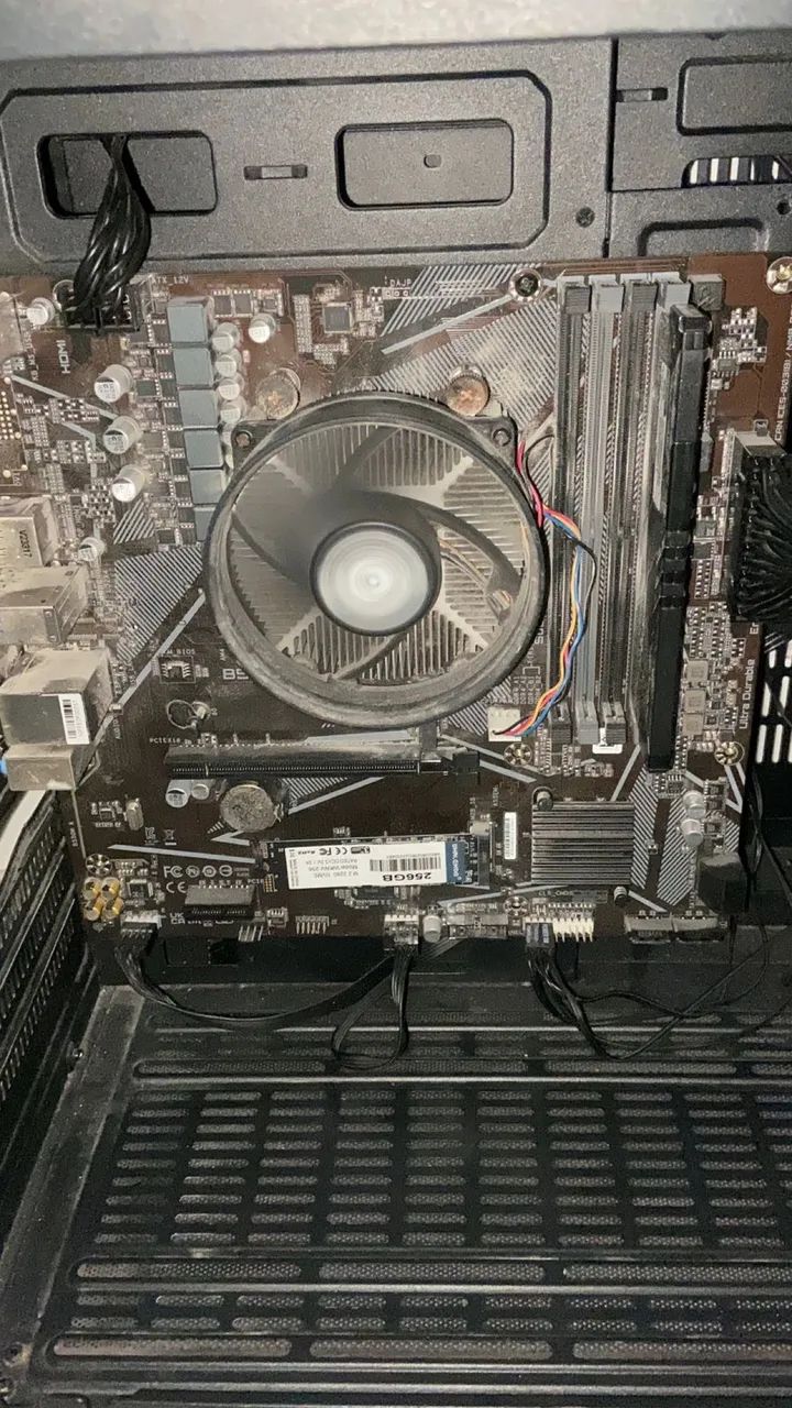 Kit Ryzen 5 5600g placa mãe b550MK - Foto 6