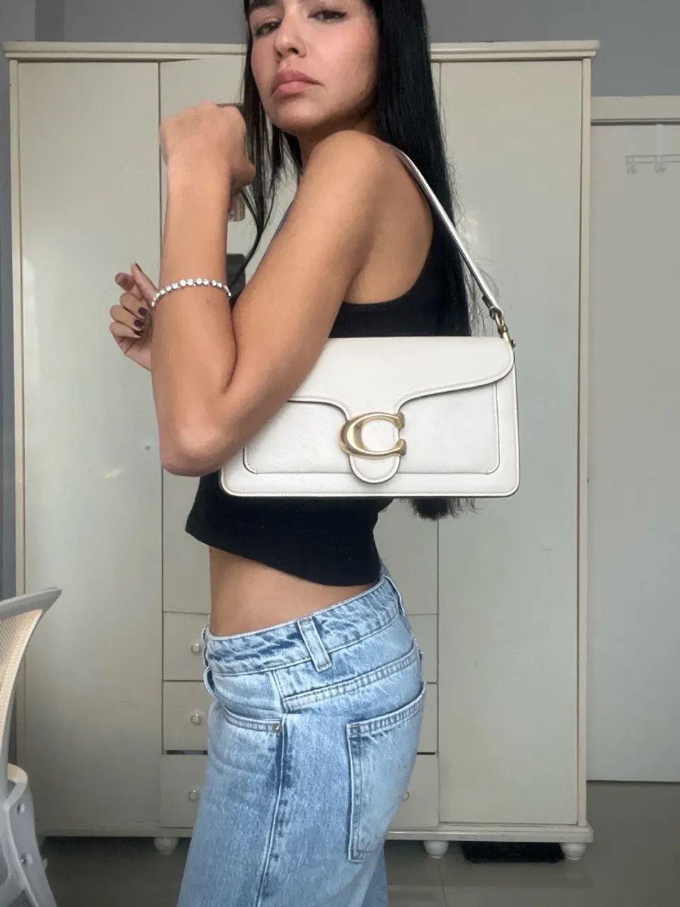Bolsa Coach Tabby 26 Original - Off White - Foto 2