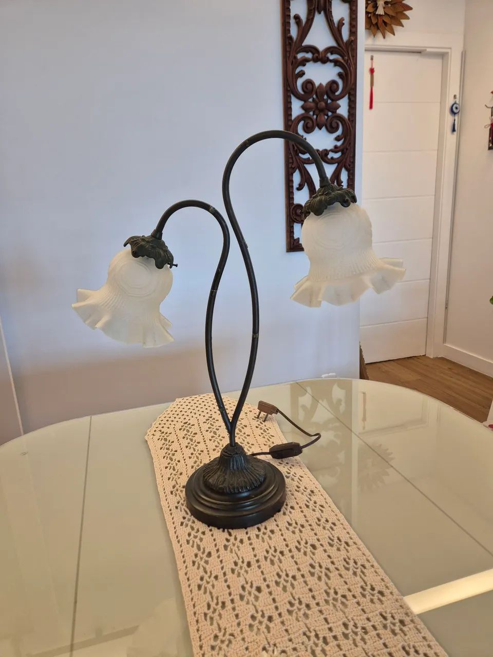 abajur formato flor - Foto 2