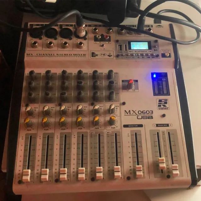 Mesa de Som Staner MX0603 - Ótima para Eventos e Igrejas - Foto 2