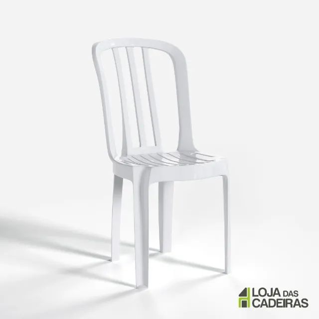 Cadeira de Plástico Reforçada - Suporta até 182 kg - Cadeira Bistrô Tedras