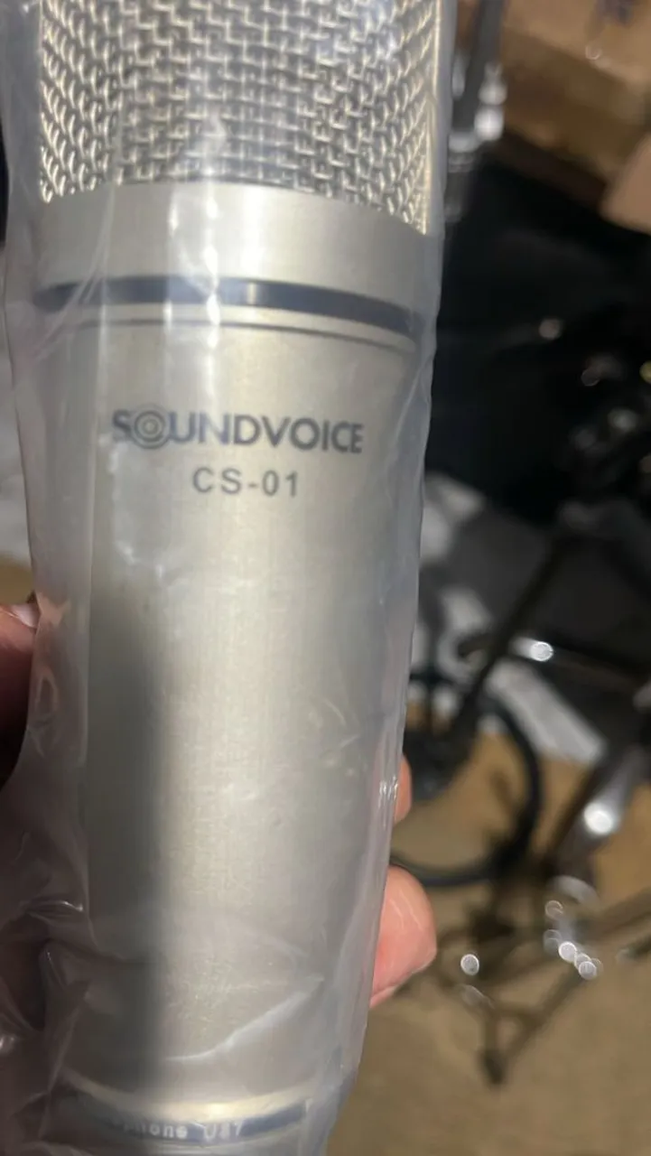 Microfone Condensador Soundvoice CS-01