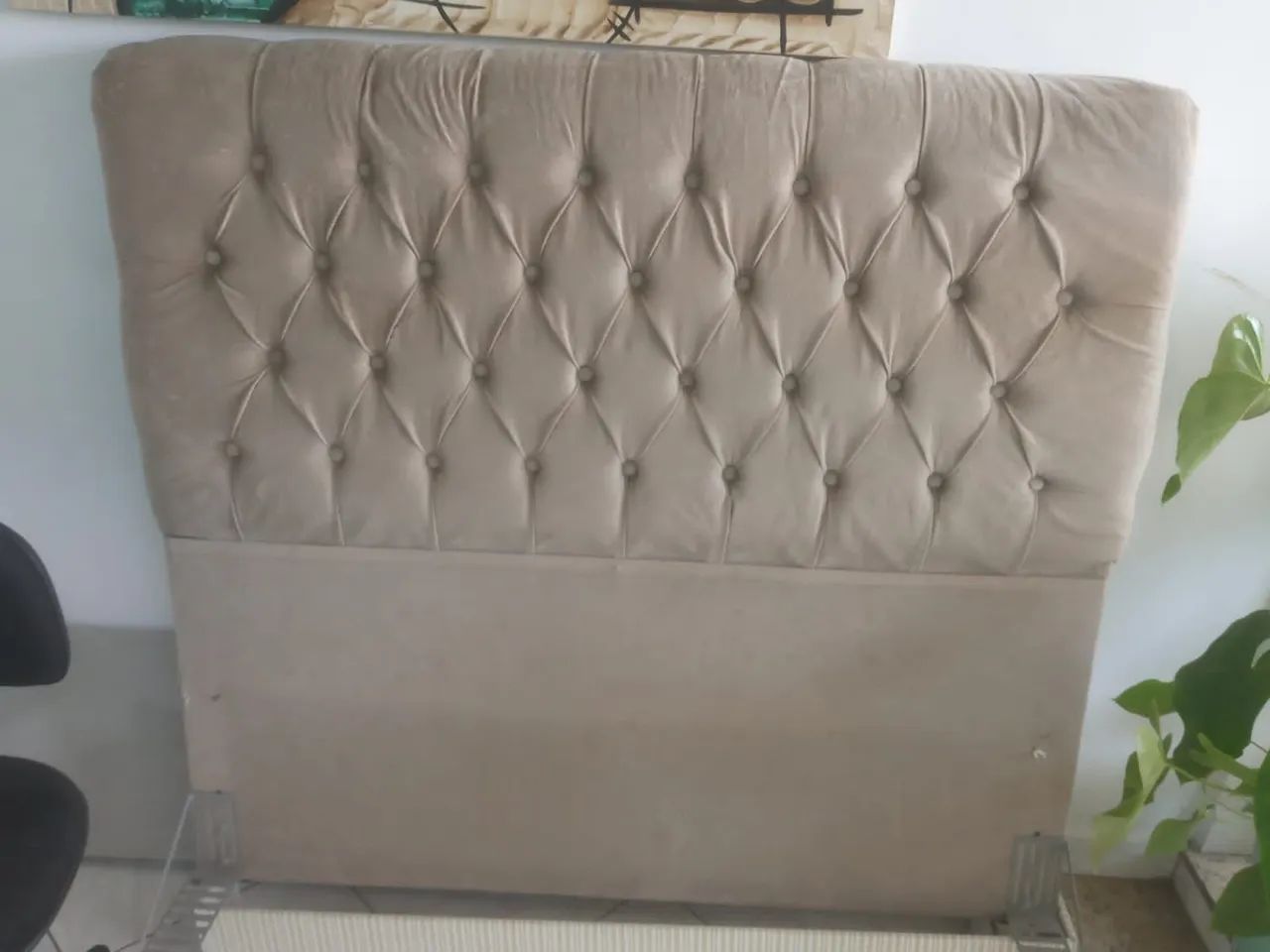 Cabeceira usada -Cor Bege