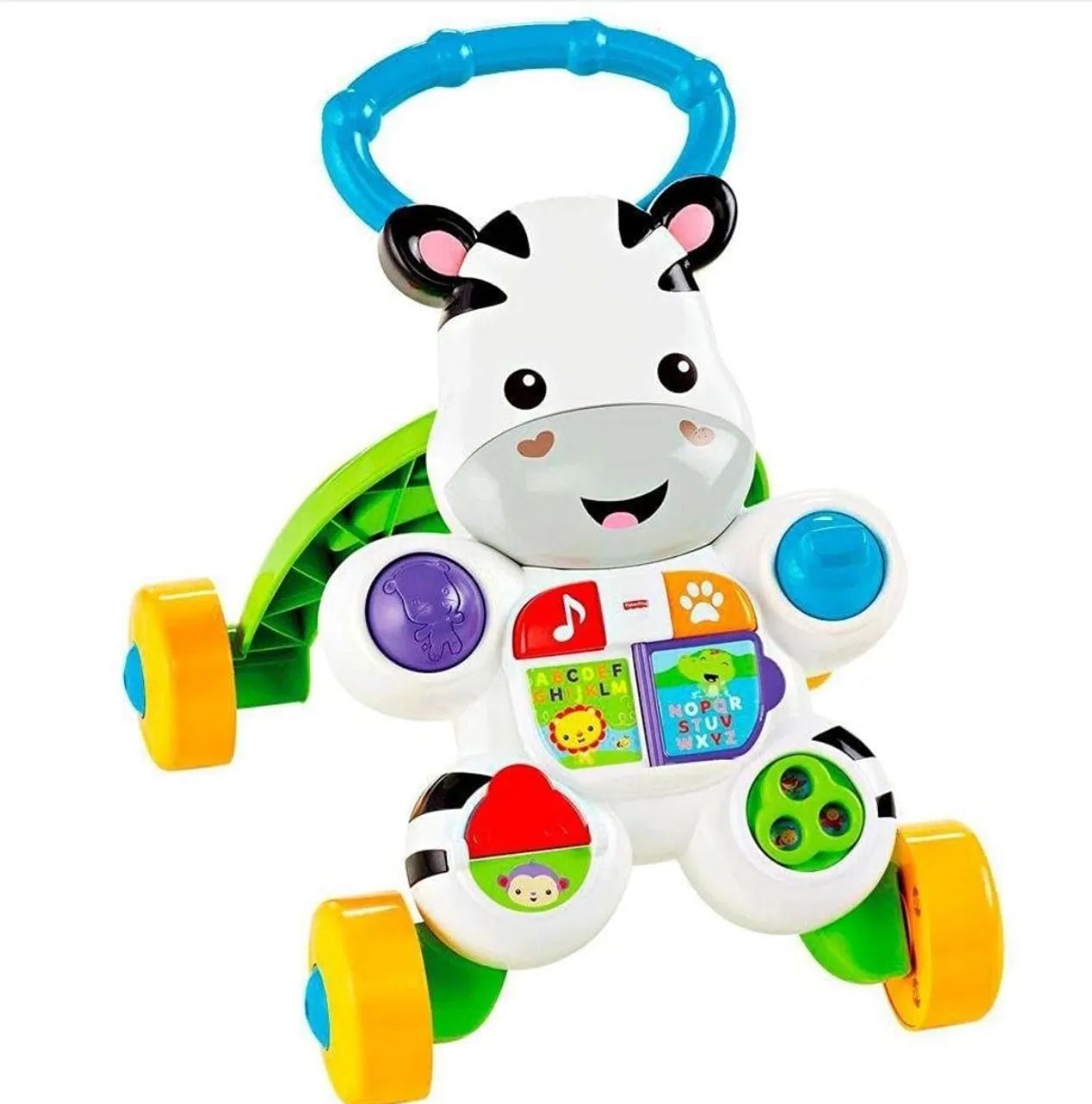 Andador Zebra Fisher-Price com Brinquedos