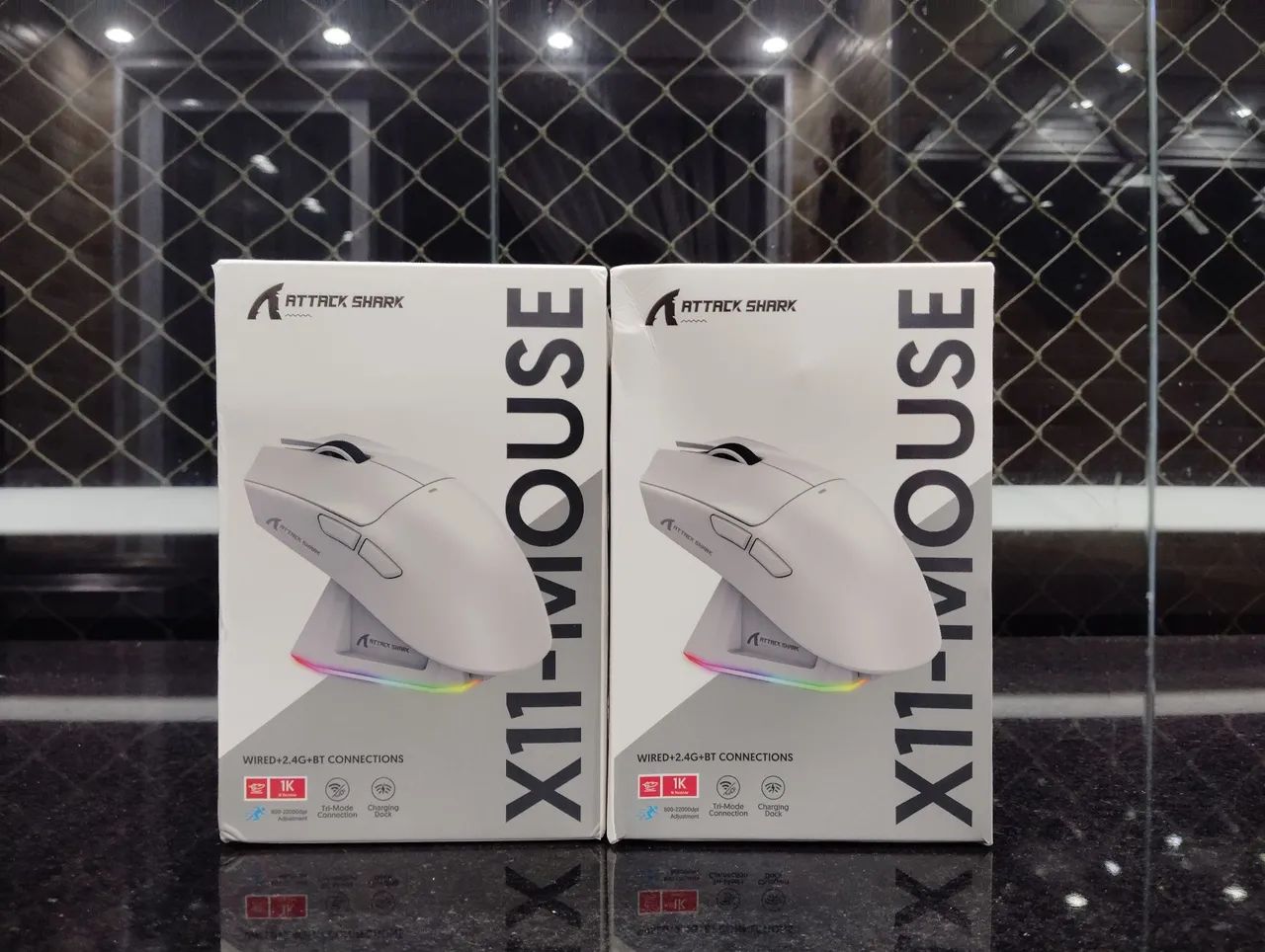 Mouse Gamer Attack Shark X11 - RGB - 22000 DPI - 3 Modos - Wireless - Foto 3