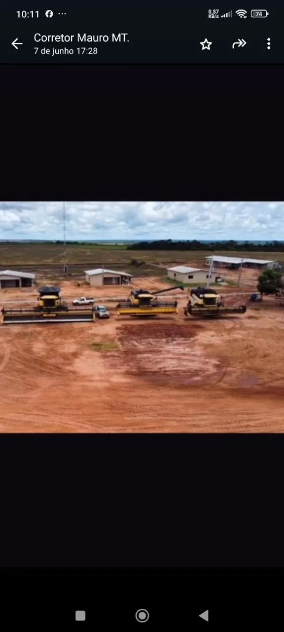 Fazenda 13.800hec no Xingú MT. Planta 6.000, aberta 7.200 plantando hoje 4.100hec - Foto 12
