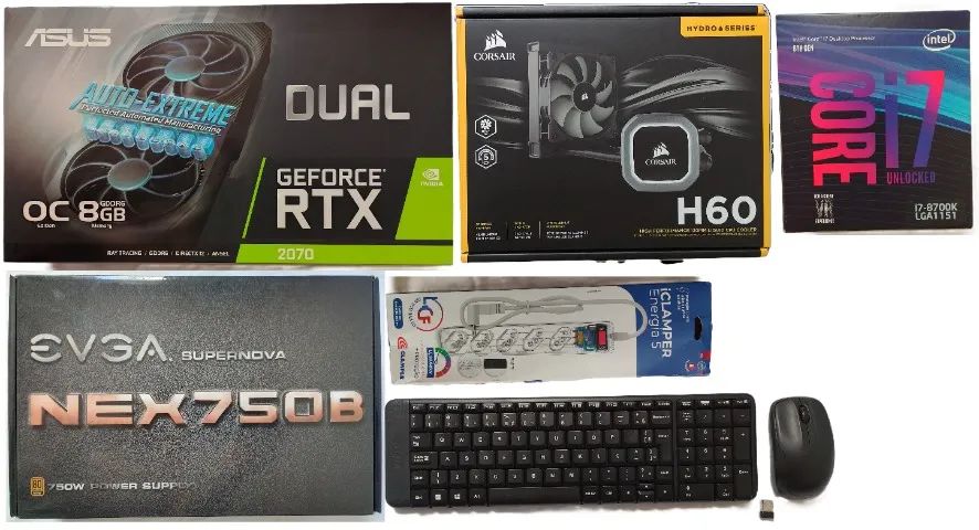 Computador PC Gamer Intel Core i7 8700K NVidia RTX 2070 24GB DDR4 SSD 256GB HD 1TB - Foto 5