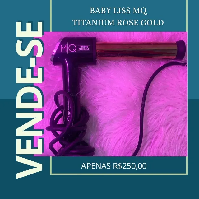 Babyliss Profissional MQ Titanium - Quase Novo!
