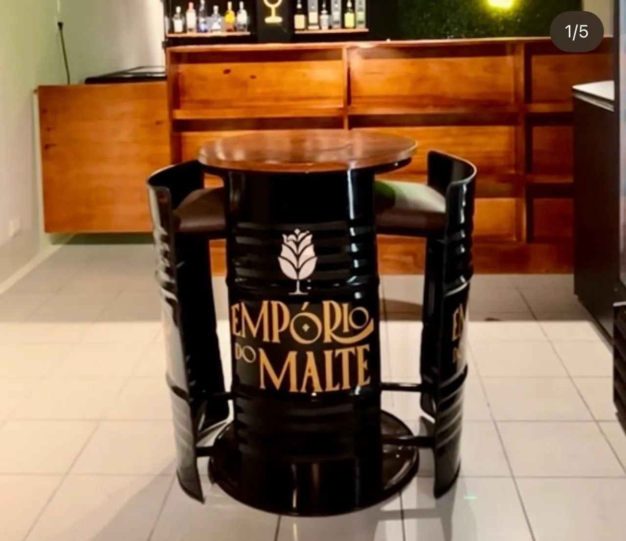 Mesas feitas com Tonel