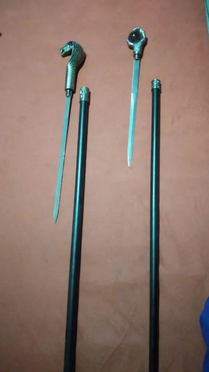 Bengala com faca para decoração  - Foto 3