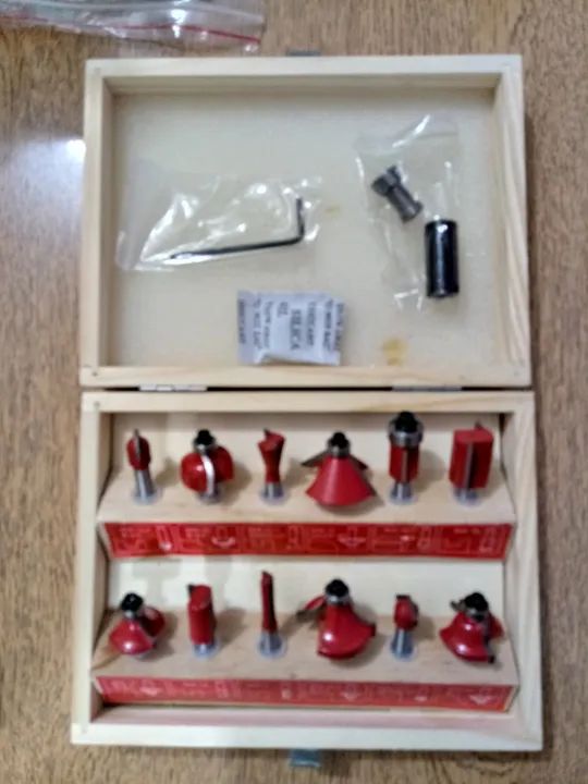 Tupia Laminadora NOVA Kit Fresas NOVO Profissional Frezas Topia - Foto 3