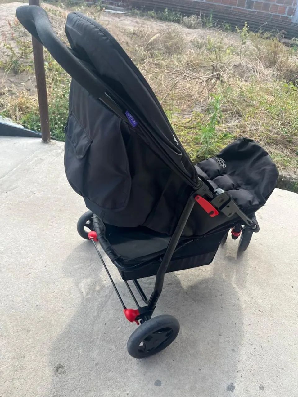 Carrinho de bebê preto64673562012417123