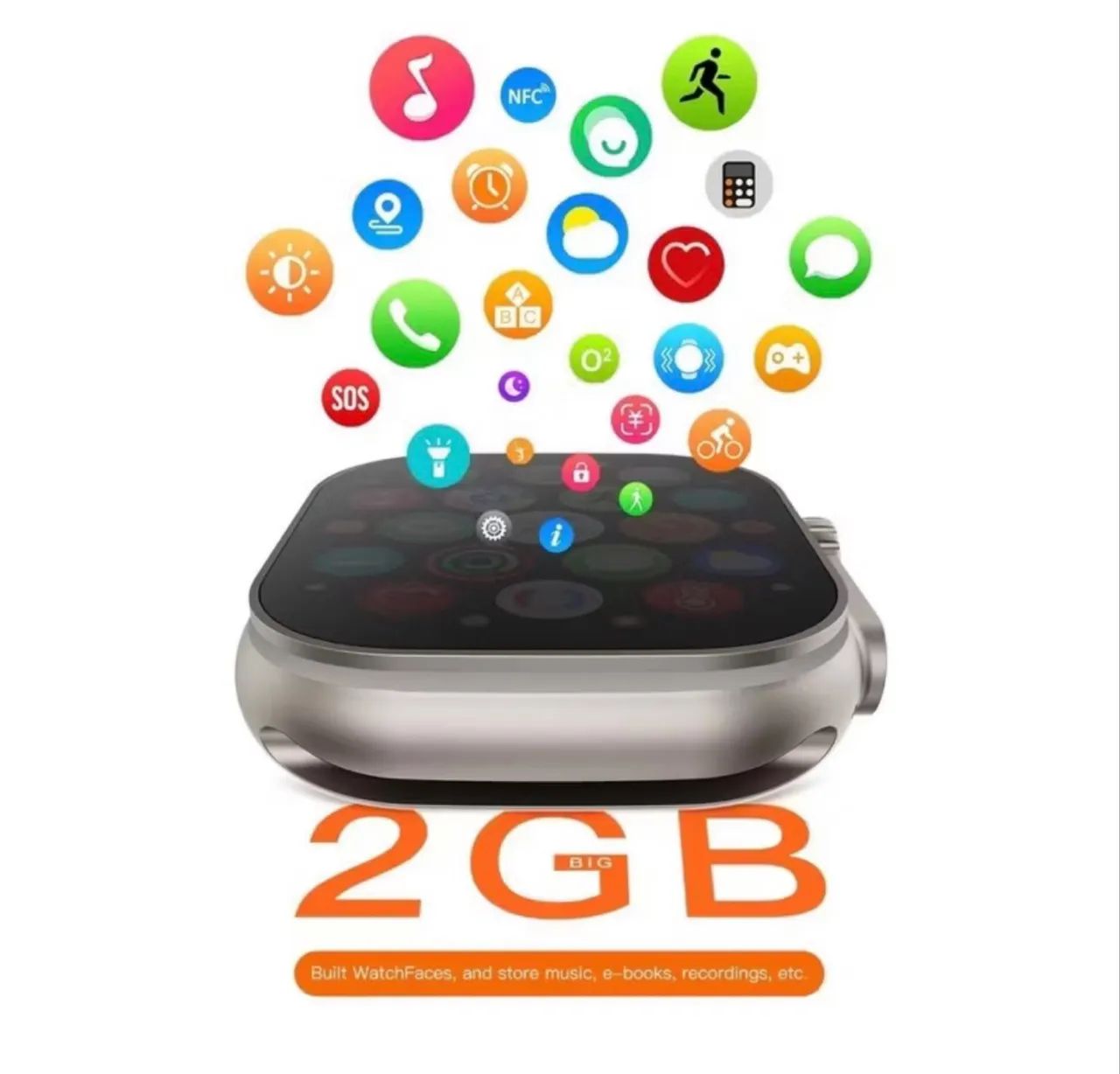 Smartowath Microwear Ultra 9 plus pulseira mais case de blinde  - Foto 3