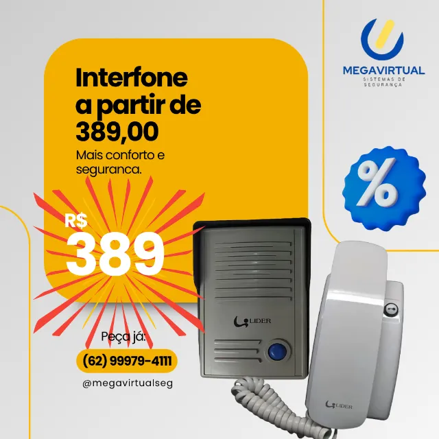 Interfone Residencial - Instalado