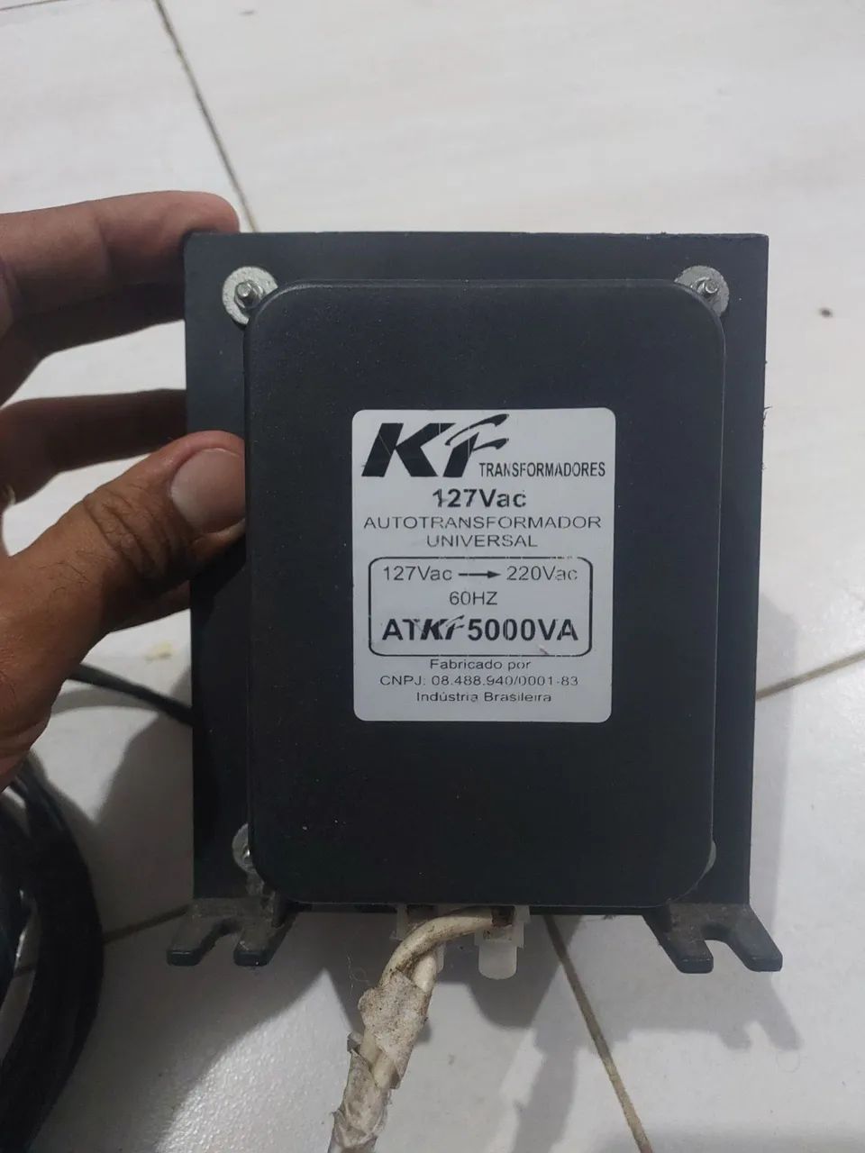 Autotransformador 5000VA 220V para 127V - Foto 2