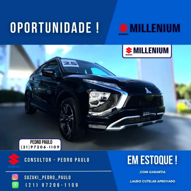 Mitsubishi Eclipse Cross 1.5 HPE Automatico 2025 - 27.000 km - FALAR C/ PEDRO PAULO