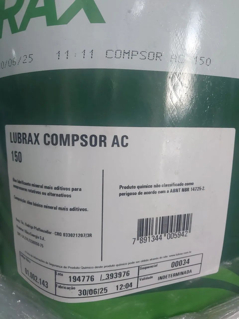Óleo Lubrax Hydra XP 68 HIDRÁULICO  - Foto 2