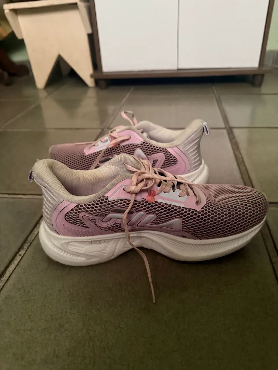 Sneakers Fila Cor De Rosa Fila Feminino Rosa Sapatilhas Da Fila