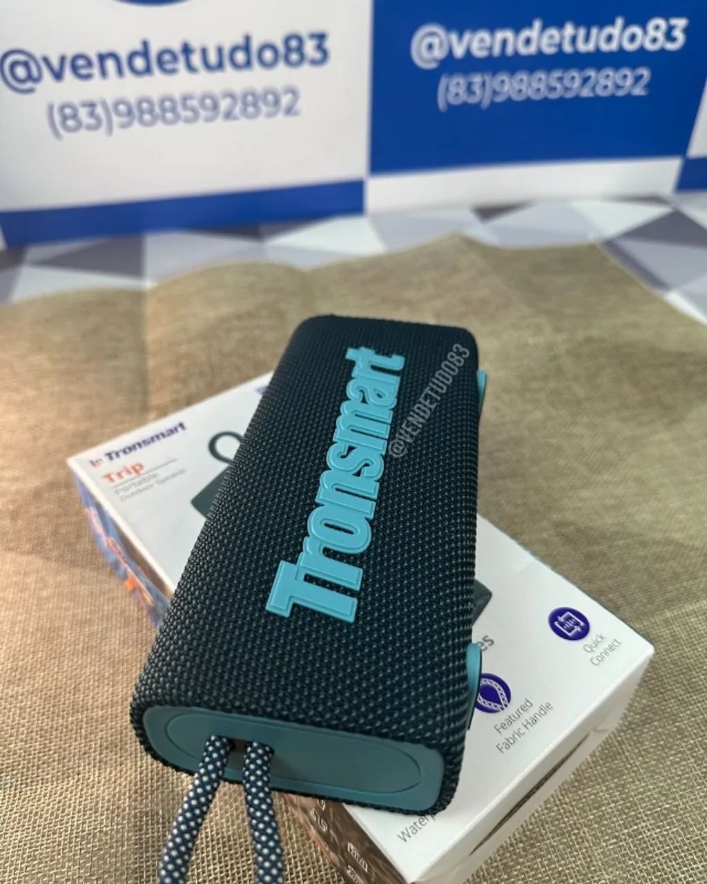 Caixa De Som Tronsmart Trip 10w Bluetooth Ipx7 Tws   - Foto 3