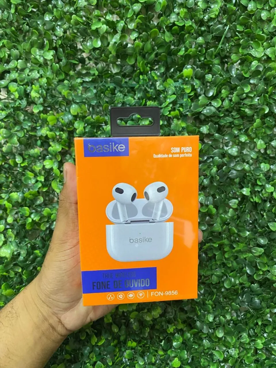 Fone de Ouvido Bluetooth Basike - Som Puro - FON-9856