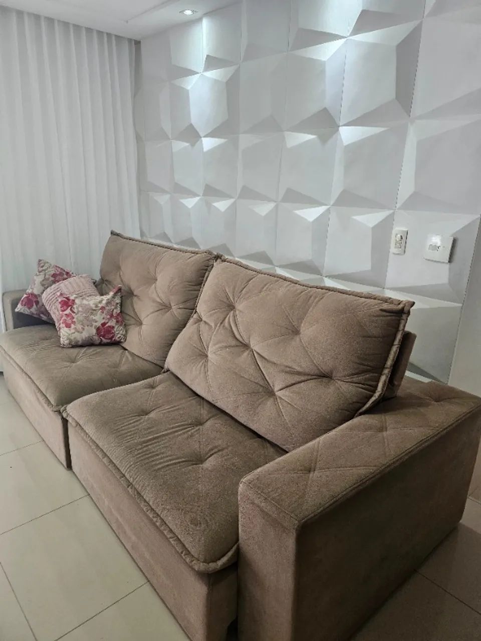 Sofá retrátil 4 lugares - Foto 4