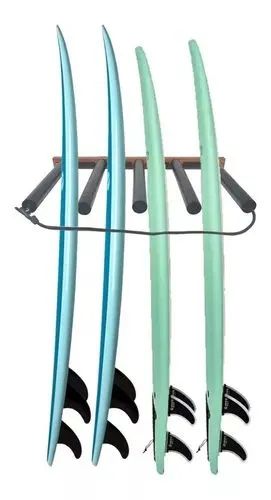 Rack de Parede para Surf - 4 Pranchas - Foto 5