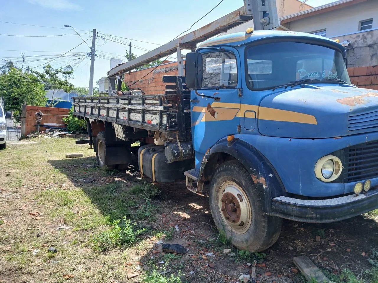 Caminhão Mercedes Benz 1113 - 1965-  Azul - Conservado - Foto 2