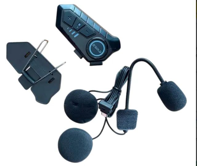 Fone De Capacete Intercomunicador Bluetooth A'gold - Foto 5