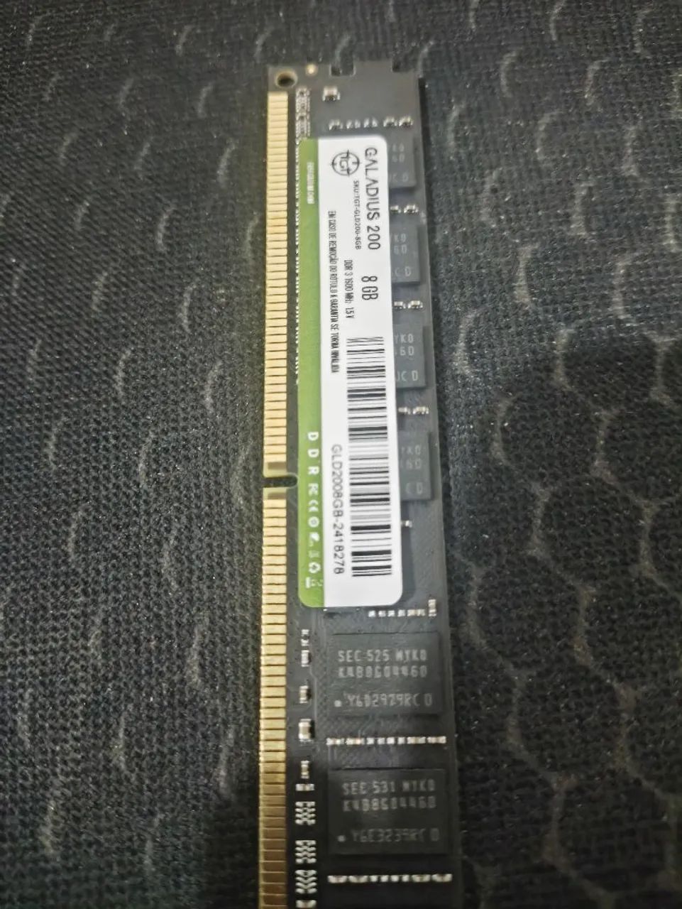 Memória Ram DDR3 8GB - GALADIUS 200 8GB DDR3