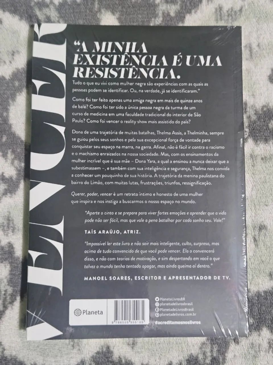 Livro Querer, Poder, Vencer de Thelma Assis - a Thelminha do (BBB) - Foto 2
