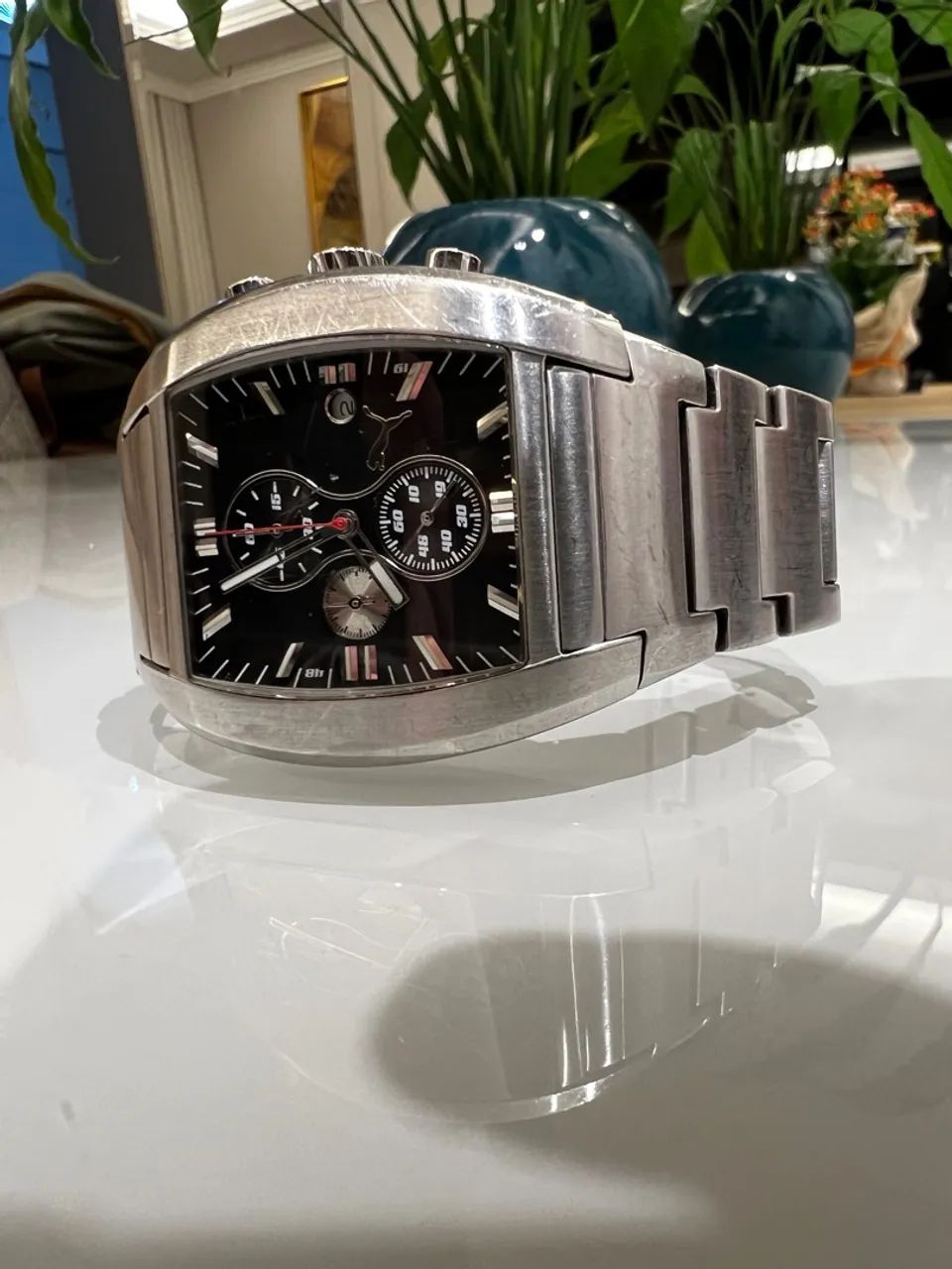 Relógio Puma Original Caixa e Pulseira em Aço - Foto 3