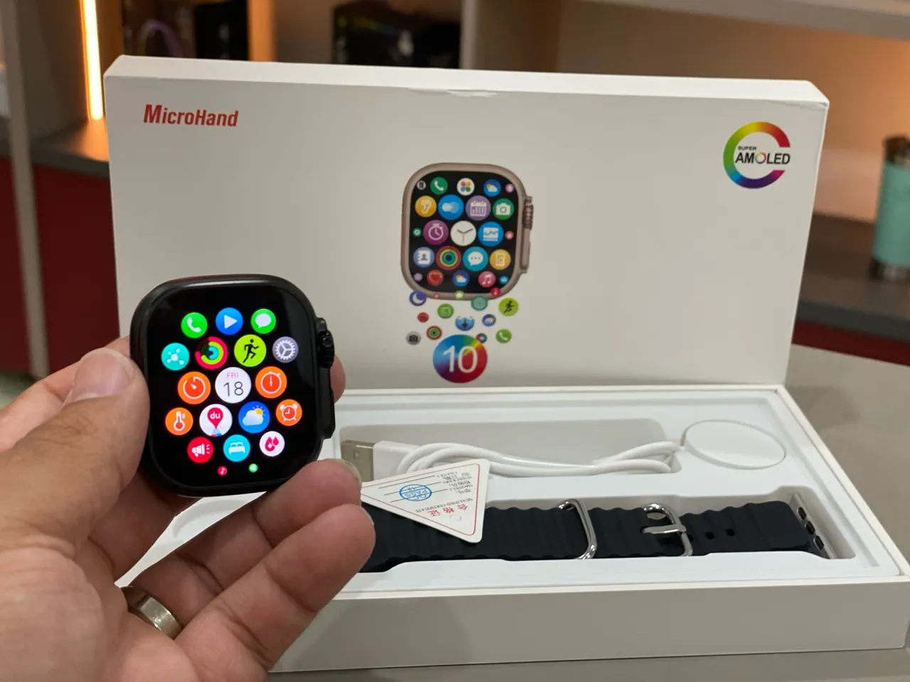 Smartwatch W69+ Ultra Super AMOLED